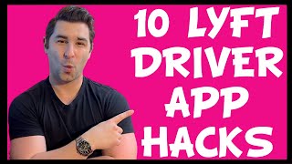 10 Hacks in the Lyft Driver App You Probably Didnt Know [upl. by Atinev]