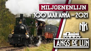 𝐋𝐚𝐧𝐠𝐬 𝐝𝐞 𝐋𝐢𝐣𝐧  100 Jaar Anna  24 oktober 2021  ZuidLimburgse Stoomtrein Maatschappij HD [upl. by Ladnyk]