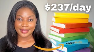 Passive Income I USED This Realistic Side Hustle Idea for 200 A Day on Amazon📚 Detailed Guide [upl. by Kristian]