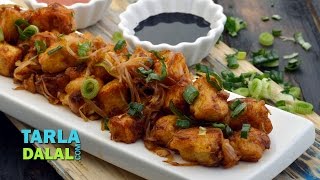 चिली पनीर स्टीर फ्राई रेसिपी Chilli Paneer Stirfry Recipe by Tarla Dalal [upl. by Ellehcyt419]