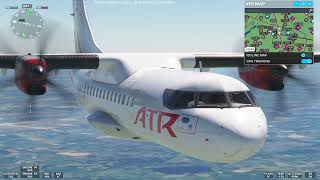 ATR 42600  Boscombe Down to Sumburgh  AMAZING  MSFS [upl. by Beard]