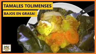 TAMALES TOLIMENSES  RECETA BAJA EN GRASA [upl. by Brightman702]