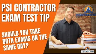 PSI Contractor Exams  Should you take both exams on the same day [upl. by Llamaj]