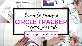 Learn to Draw amp Fill in a 24Hour Circle Tracker [upl. by Laurita357]