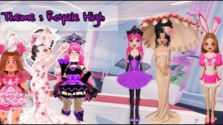 ROYALE HIGH SETS IN DRESS TO IMPRESS HALLOWEEN [upl. by Kalin362]