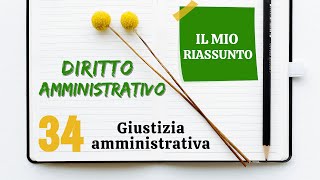 Diritto Amministrativo  Capitolo 34 giustizia amministrativa [upl. by Encratia]