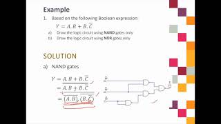 9 Example of Universality of NAND and NOR Gates [upl. by Meela900]