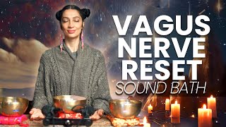 Vagus Nerve Reset to Sleep  Sound Bath Healing Meditation 10 Hours [upl. by Modesta]