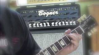 Guitar Amplifiers Bogner 100B  Gibson Les Paul R9  Pre Rola Celestion Greenbacks [upl. by Gerri]