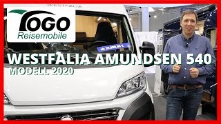 🌴 WESTFALIA AMUNDSEN 540 D 🌟 Modell 2020  TOGO REISEMOBILE  heller Kastenwagen  Bank mit Isofix [upl. by Lubow]