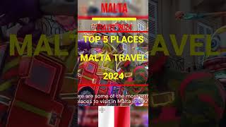 MALTA Travel 2024  Top 5 Beautiful Places To Visit In Malta [upl. by Callan]