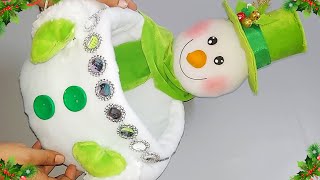 Economical Christmas Decoration ideas Made From Plastic Bottle  DIY Christmas craft idea🎄280 [upl. by Rodmann]