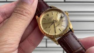 第373集 初學者入門舊裝勞力士的建議Rolex Date 15038要買開心不買擔心 [upl. by Burrus]