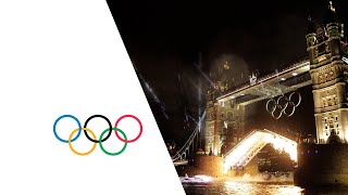 Torch Montage including David Beckham  London 2012 Olympics [upl. by Atlas]