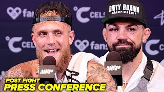 Jake Paul vs Mike Perry • Full Post Fight Press Conference Video • Paul vs Perry • DAZN Boxing [upl. by Fatsug427]