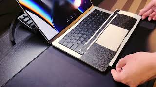 Apple MacBook Pro 14 inch Skin Installation  dbrand [upl. by Hamo440]