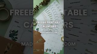 FREEBIE Printable Calendars ✨📅 [upl. by Clausen928]