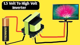 15 volt to 220 volt inverter how to make at home  15 Volt To 220 Volts Inverter  15 v to 220v [upl. by Freudberg470]