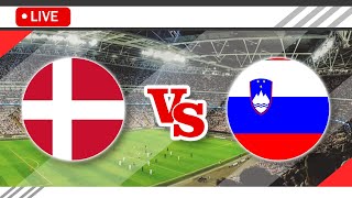 🔴Denmark VS Slovenia LIVE Match Score Streaming Full HD  UEFA European Championship 2023 [upl. by Ontine236]