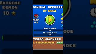 quotConical Depressionquot 3 geometrydash [upl. by Profant]