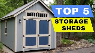 Top 5 Best Outdoor Storage Shed 2024 Review  Best Backyard Garden Shed To Buy On Amazon [upl. by Faustus]