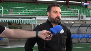 Sala de prensa CD Marchamalo Vs Calvo Sotelo Puertollano CF Declaraciones de Emilio López [upl. by Idroj]