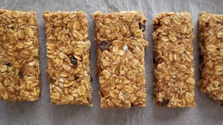 BARRITAS DE AVENA SIN HORNO CASERAS Sin Azúcar Refinada SALUDABLES VEGANAS Recetas de Gri [upl. by Batish976]