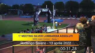 1° MEETING SILVER 2022  Rodengo Saiano  3000 Uomini Serie 1 [upl. by Daron]