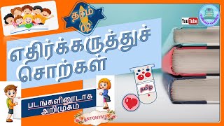 தரம் 2 தமிழ் எதிர்க்கருத்துச் சொற்கள் Grade 2 Tamil Tamil Antonymsதமிழ்ப்பயிற்சி எதிர்ச்சொற்கள் [upl. by Odille]