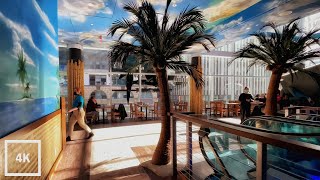 4K🌴Walkthrough of Margaritaville Times Square [upl. by Yelnikcm716]