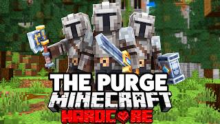 100 Players Simulate a MEDIEVAL PURGE in Minecraft [upl. by Orimar45]