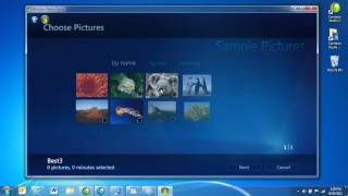 Create a Slideshow of Pictures with Media Center [upl. by Lipscomb699]