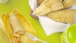 Receta de tamales mexicanos de pollo [upl. by Onder]