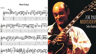 Joe Pass  Mood Indigo Transcription [upl. by Alyhs488]