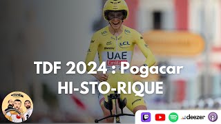 Ça Déraille S4E18  Un TDF 2024 historique [upl. by Ahsenom]