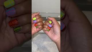 SHEIN Press On Nails ♡ nails pressonnails nailart nailtutorial naildesign diynails selfcare [upl. by Eikcir]