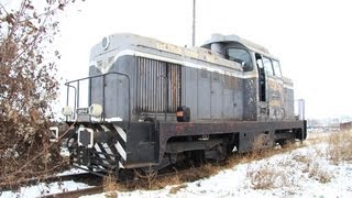 How to start a diesel engine in winter  Maybach LDH70 locomotive December 2011 [upl. by Angy]