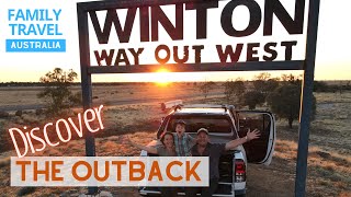 Discovering Outback Queensland  Winton Way Out West  Caravanning Family Travel Australia EP 56 [upl. by Fogarty]