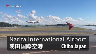 【着陸】機内から見た成田国際空港への着陸風景／Landing at Narita International Airport [upl. by Llenrub]