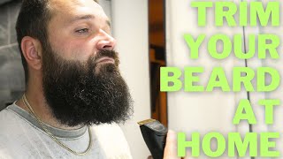 HOW TO Trim Your Beard at Home Like a PRO  5 Tips DIY [upl. by Ajan]