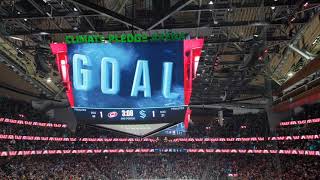 Seattle Kraken GOAL Carolina Hurricanes 112421 NHL Climate Pledge Arena [upl. by Fronniah38]