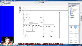 Automation Studio  Mạch Điều Khiển Thuận Ngược Động Cơ 3 pha [upl. by Alletsyrc]