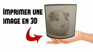 Comment imprimer une image en 3D  Lithophanie 3D [upl. by Nivel457]