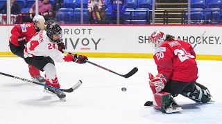 Highlights from Canada vs Switzerland at the 2024 IIHF Women’s World Championship [upl. by Yenial]