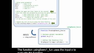 Using the fzero function in MATLAB to find the root of an equation [upl. by Sontich]