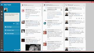 Setting up Columns in tweetdeck [upl. by Sezen]