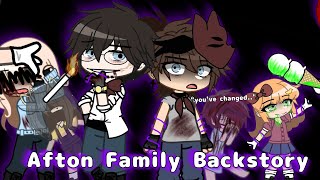 Afton Family Backstory  FNAF  My Au  part 1  Gacha [upl. by Yrocal464]