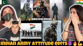 Pakistani reaction on Indian army 🇮🇳🔥 Army Attitude statusarmy [upl. by Ahseekal805]