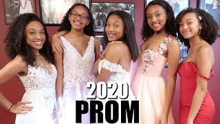 WE DESIGNED OUR OWN 2020 PROM DRESS FT LUNSS [upl. by Whitcher]