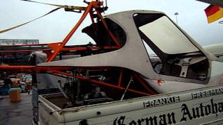 Helicopter powered with a VW aircoold motor  vw gearbox [upl. by Annocahs]